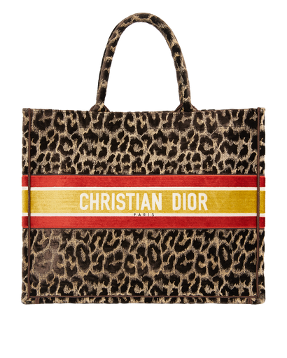 Large Animal Printed Book Tote, front view